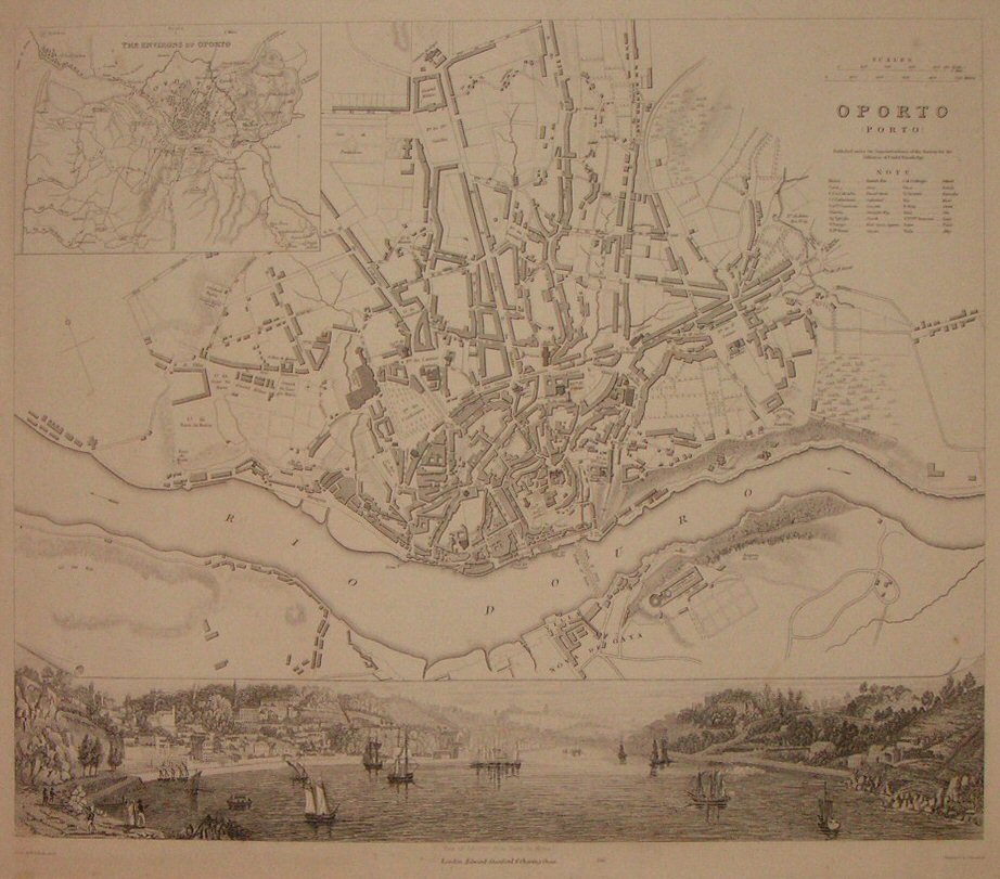 Map of Porto - Porto